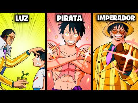 COMO SERIA SE O LUFFY COMESSE A FRUTA DA LUZ em One Piece!