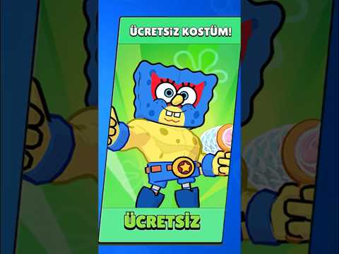 HERKESE ÜCRETSİZ SÜNGERBOB EL PRİMO KOSTÜMÜ NASIL ALINIR ?!? #brawlstars #shorts