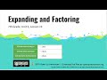 Understanding Distributive Property: Expanding and Factoring