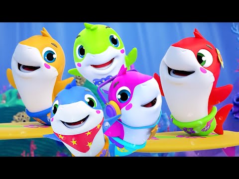 Five Little Sharks + More Nursery Rhymes and Songs for Kids