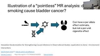 Talk by Benjamin Woolf, MRC Biostatistics Unit