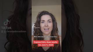 Today's Express Entry draw results for June 4, 2025