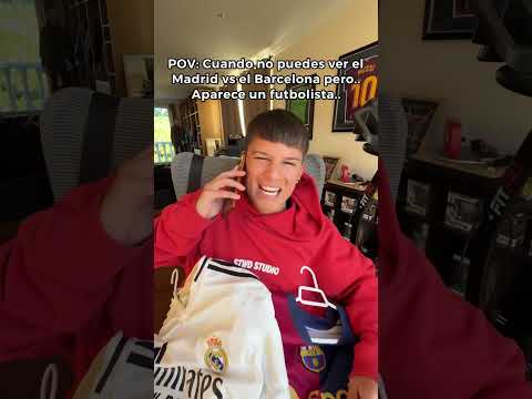 POV: Cuando No Tienes Entradas Para El Madrid Vs Barcelona Pero.. 😂🚀 Paul Ferrer #short