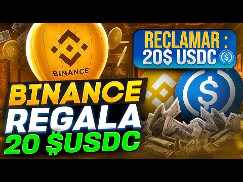 ¡TIENES 72 HORAS! - BINANCE REGALA 20$ en USDC **SIN INVERSION** HACIENDO ESTE PASO A PASO