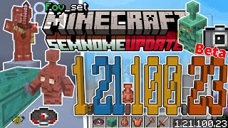 ⭐Tudo Sobre Golem Cobre🗿❕Baú Cobre, Armadura de Cobre Minecraft 1.21.100.23 BETA❕🤖/camera📷 Fov_set