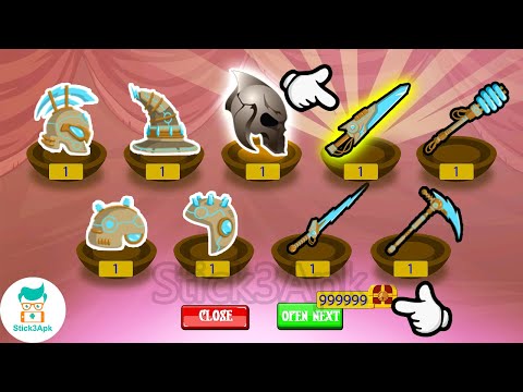 ☑️OPEN x999999 Golden Chest, UNLOCK FULL Voltaic Weapon, Armor | Stick War Legacy Mod | Stick3Apk