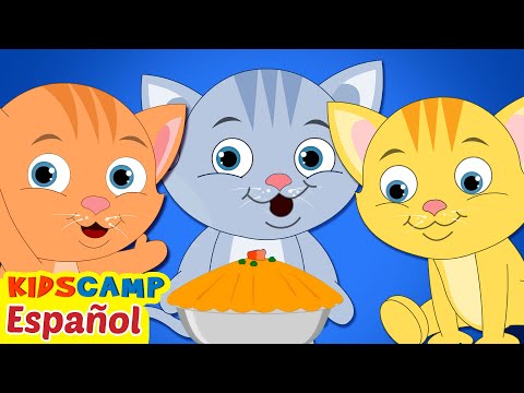Tres Gatitos | Rimas Para Niños | Canciones Infantiles | Campo Infantil