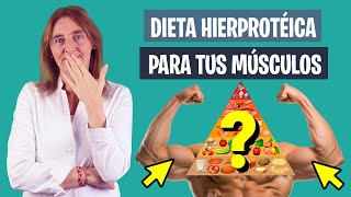 La DIETA HIPERPROTÉICA para AUMENTAR MÚSCULO | La mejor dieta hiperprotéica | Nutrición deportiva