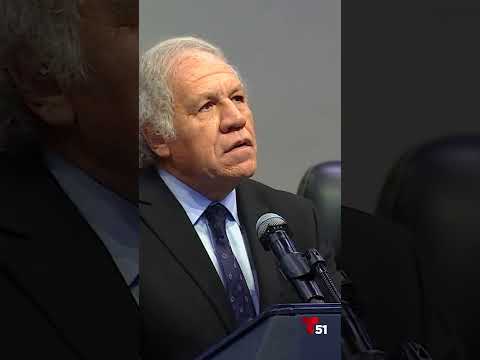 Secretario general de la OEA habla de Venezuela