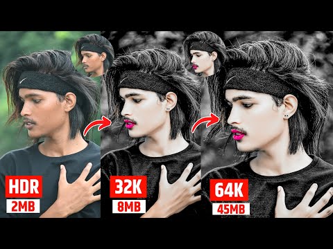 Trending 32K Photo Editing | 64K Quality Face Smooth Photo Editing | High Quality Editing 4K HDR