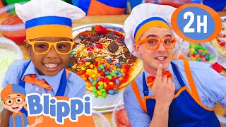 Crazy Pizza Challenge! Blippi in Chef Mode🍕 | BEST OF BLIPPI TOYS | Educational Videos for Kids