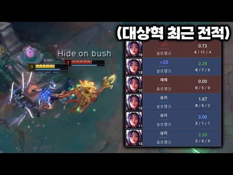 페이커 형님이 최근 솔랭에서 이렐리아를 연습하신 이유