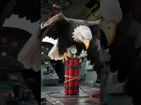 Bald Eagle Saves Plane Passengers by Stopping Explosion Crisis.#shorts #animals #rescue
