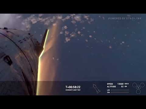 FULL ENTRY! SpaceX Starship Flight 6