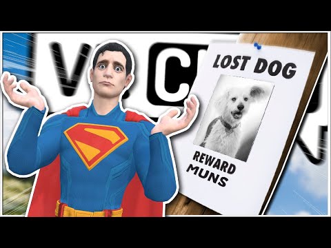 SUPERMAN SEARCHES FOR KRYPTO IN VRCHAT - VRChat (Funny Moments)