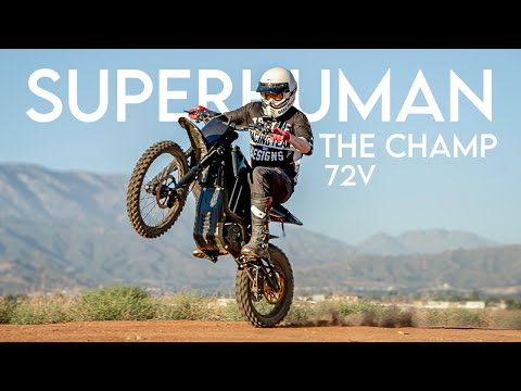 NEW SurRon/E-Ride Competitor 2024|| 72V Superhuman Champ