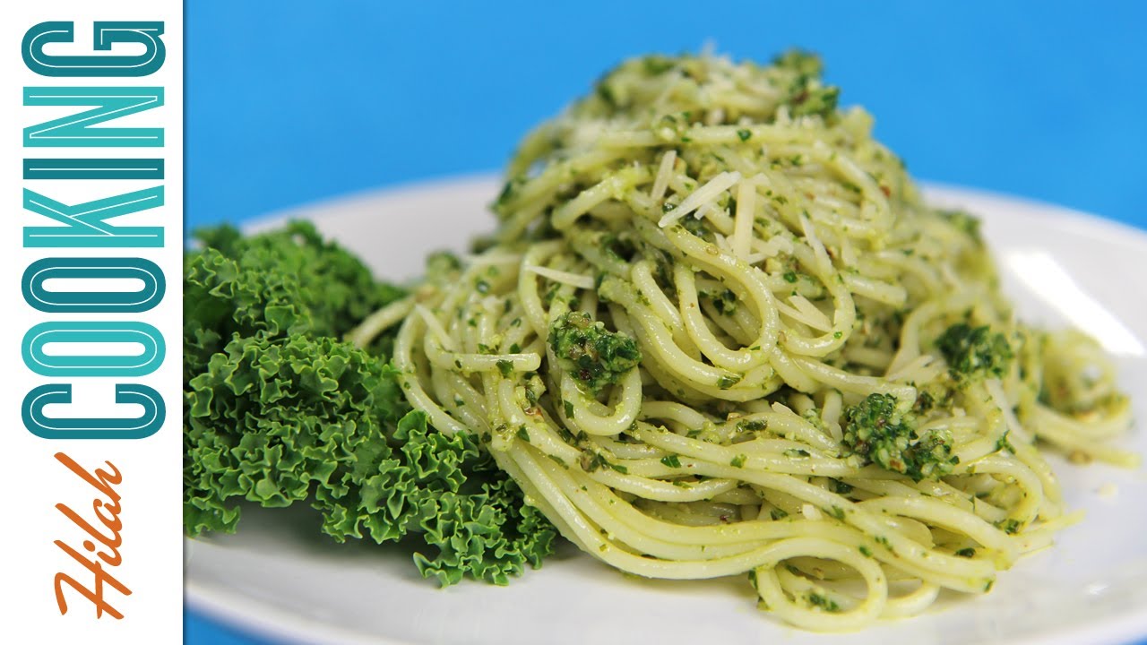 How to Make Kale Pesto - Hilah Cooking
