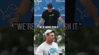 Dan Campbell Refuses to Coach Scared 💪🏾