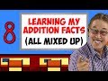 Mastering Addition Facts for 8 in Random Order