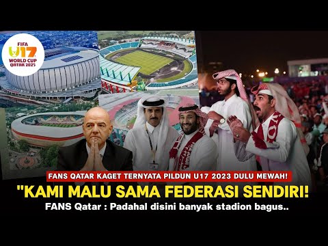 Fans Qatar : Serius Pildun U17 Indo semegah itu? Kaget & Malu dg Federasi sendiri : Ini MEMALUKAN!
