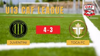 U13 CAF League - Juventini vs Toca FC (4:3)