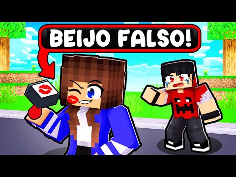 Miika TROLLOU seu NAMORADO com BEIJO FALSO no Minecraft ◂Miika▸