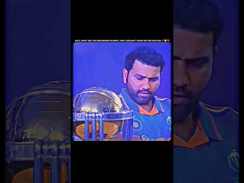 Rohit Sharma step down as odi captain 💔 ll #shorts #rohitsharma #odicaptain