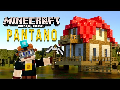 Construí una Casa en el Pantano de Minecraft ¡Solo con Materiales del Bioma!