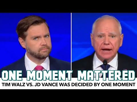 Tim Walz vs. JD Vance Came Down To One Moment