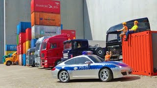 Super TRUCK Action 🔥 Johnny Evil kapert Peterbilt Truck! Versteckt im Container-Hafen! 😱🚛📦