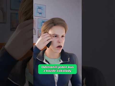 Odstranili jeden kus z každé čokolády #pandaaashorts #shorts #zajimavosti zajímavosti a fakta