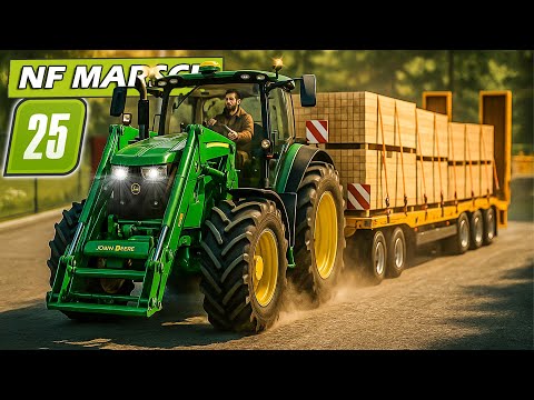10 HEKTAR! neue Wiesenfläche + fetter Sägewerkverkauf 🌲 | NF MARSCH #35 |Farming Simulator 25