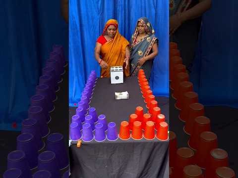 Best Family Ludo Flip & Drop Cup Challenge #game #shorts 2