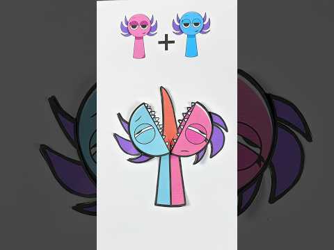 Sprunki C semiHemi phase 4 #sprunki #papercrafts #incredibox #incrediboxsprunki