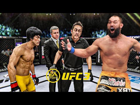 Bruce Lee vs Johny Hendricks   EA Sports UFC 3   Dragon Fight 🔥🐲