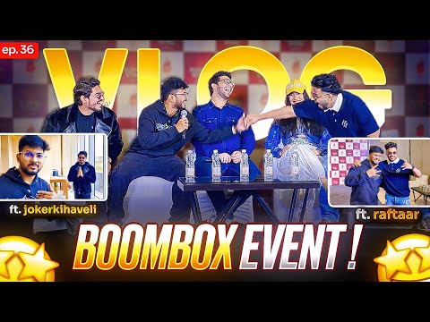 BoomBox Event Hyd 2025 Vlog 🔥 Ft. @raftaarmusic  @Jokerkihavelii  @Nikhita 🔥 - Telugu Vlogs