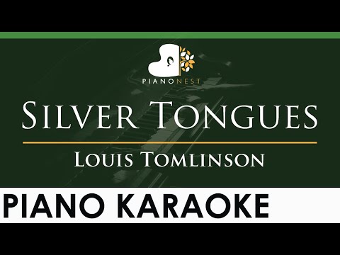 Louis Tomlinson – Silver Tongues – LOWER Key (Piano Karaoke Instrumental)