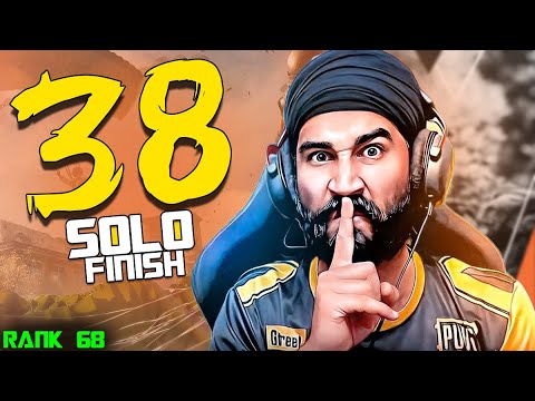 38 SOLO FINISH | 50 TEAM FINISH | MY TOP BGMI RECORD