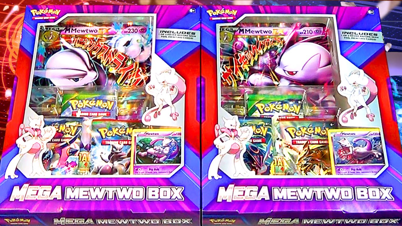 Ouverture des 2 Coffrets Pokémon Méga Mewtwo Box : MÉGA MEWTWO X / MÉGA MEWTWO Y !