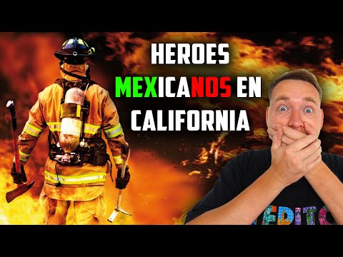 HÉROES EN ACCIÓN! BOMBEROS MEXICANOS AL RESCATE DE CALIFORNIA 😱