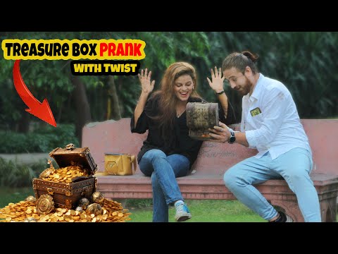 Treasure Box Prank On Cute Girl 😆 😂 | Epic Reactions | 😂😜 @nonscriptedpranks