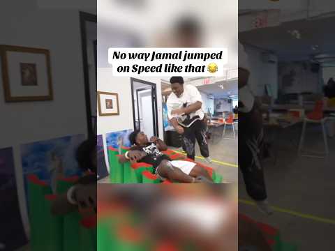 Noway Jamal jumped on Speed like that #ishowspeed #nyc #shorts