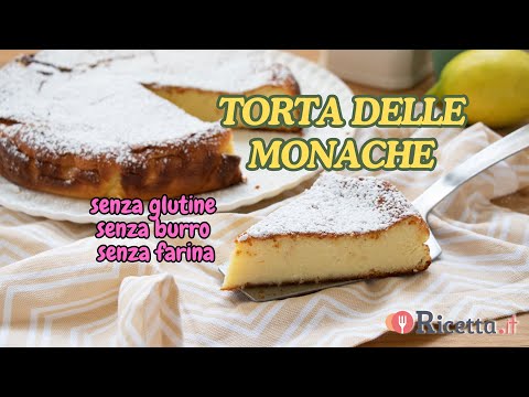 Torta delle monache, senza burro e senza farina (con ricotta nell'impasto) - Ricetta.it