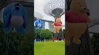 Celebrating 100 Years of Winnie the Pooh in Singapore 😍 #singapore #disney