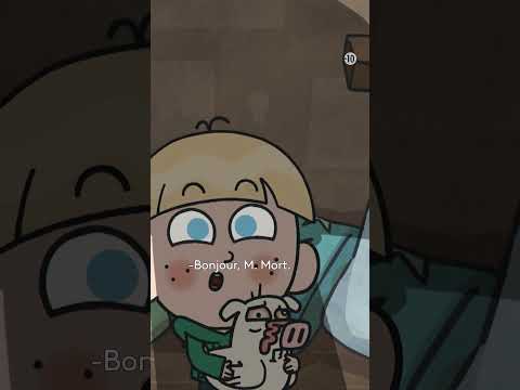 Papa Mort pète un câble 😮😮 La Petite Morte  #humour  #anime #shorts #lapetitemort