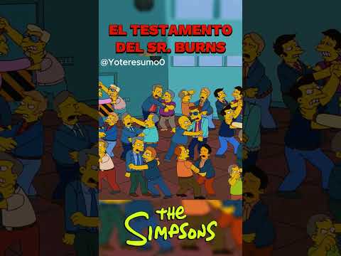 El testamento del Sr. Burns #lossimpson