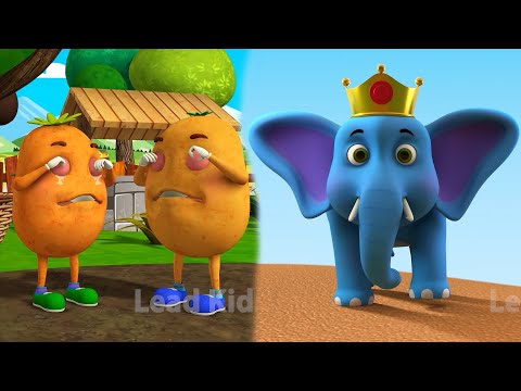 Kalu Madari Hathi Raja & Aloo Kachaloo Beta | 3D Animated Videos | Hindi Rhymes For Kids