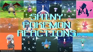 30+ SHINYS! | Pokemon Sword & Shield, Let's Go Eevee & Pokemon Go! Shiny Reaction Compilation