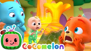 The Floor is Lava! Animal Friends Jump to Safety 🌋  | Animal Time Game | CoComelon
