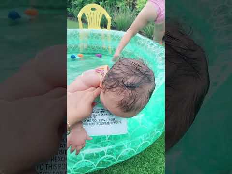 Mandi bareng kimy #baby #masyaallahtabarakallah #cute #cutebaby #bayisholehah #funny #shorts